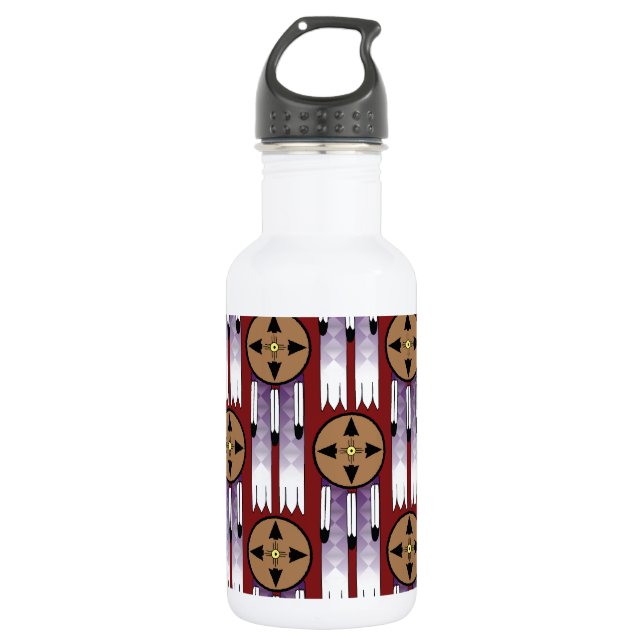 Shield Swatch Water Bottle (Front)