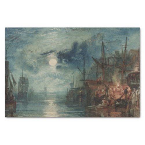 Shields on the River Tyne by JMW Turner Tissue Paper