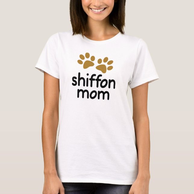 Shiffon Dog Mom Gift T-shirt (Front)