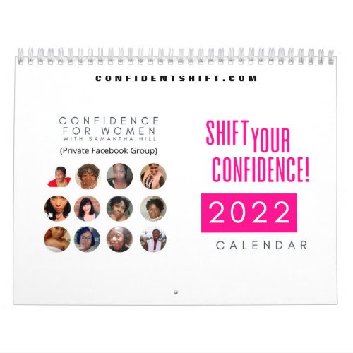Shift Your Confidence Calendar 2022 _ 12 Month 