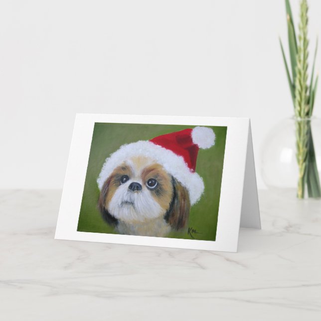 Shih Tsu Christmas cards (Front)