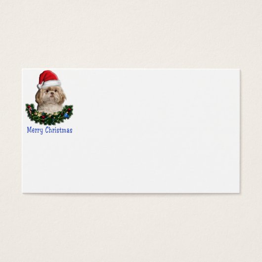 Shih-Tsu Dog Christmas items (Front)