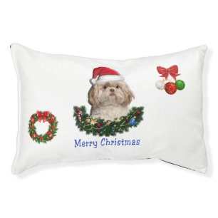 Shih-Tsu Dog Christmas Pet Bed