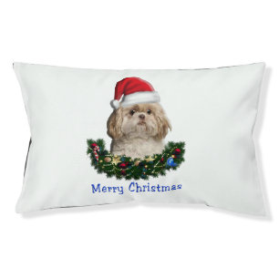 Shih-Tsu Dog Christmas Pet Bed