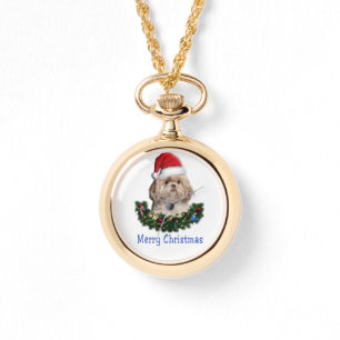 Shih-Tsu Dog Christmas Watch