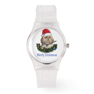 Shih-Tsu Dog Christmas Watch