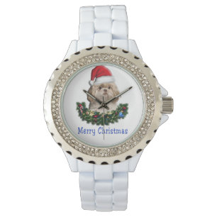 Shih-Tsu Dog Christmas Watch