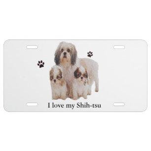 Shih-tsu License Plate