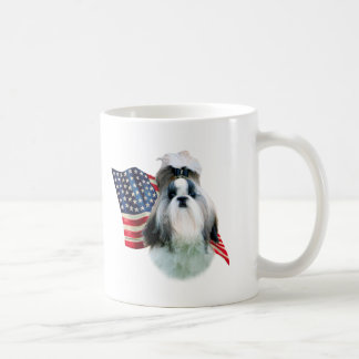 Shih Tzu 2 Flag Coffee Mug