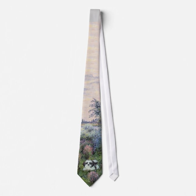 Shih Tzu (A)- By the Seine Neck Tie (Front)