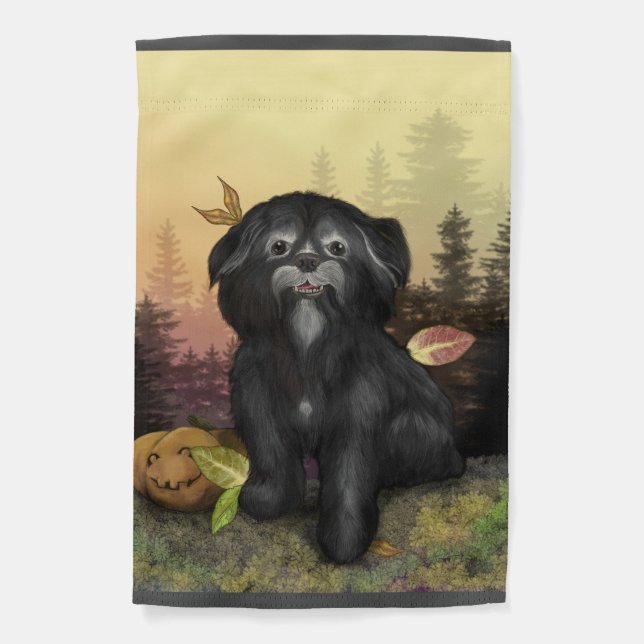 Shih-Tzu Autumn: Garden Flag (Front)