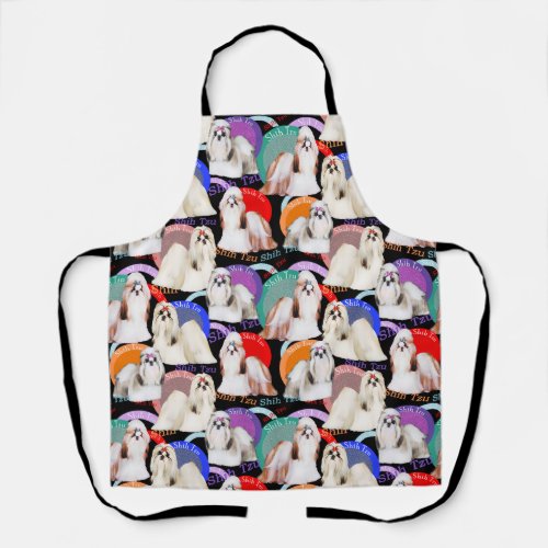 Shih Tzu Beauties All_Over Print Apron