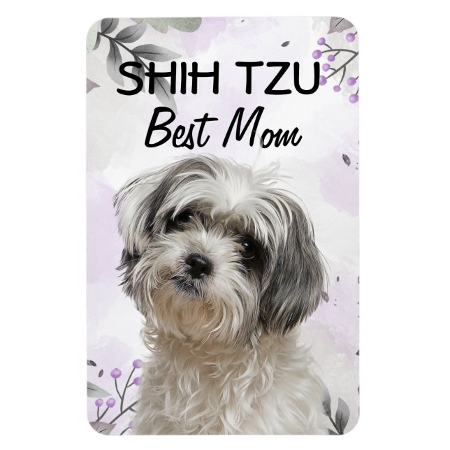 Shih Tzu Best Mom Magnet (Vertical)