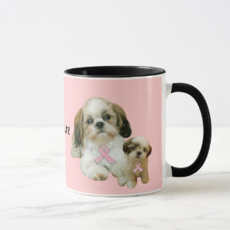 Shih Tzu Breast Cancer Mug