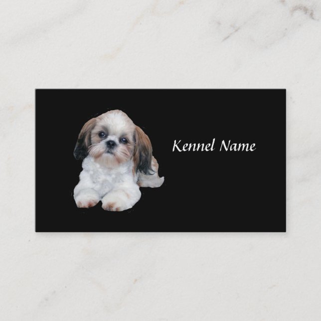 Shih Tzu Breeder Business Card (Front)