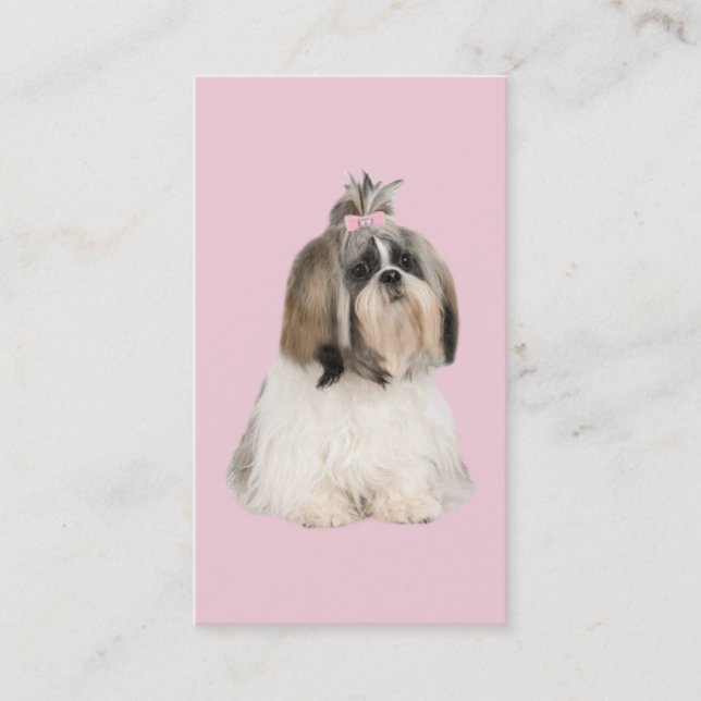 Shih Tzu Breeder Business Card (Front)