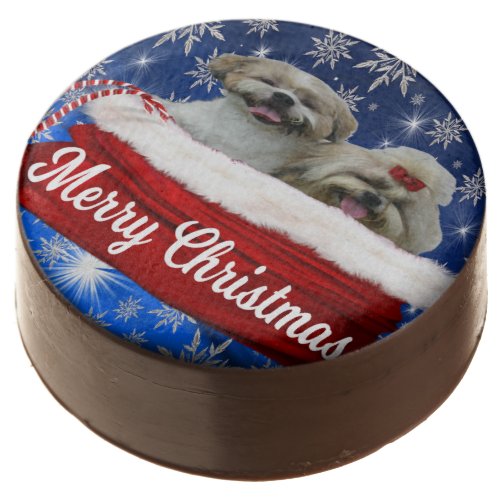 Shih tzu Chocolate Cookies Christmas Chocolate Covered Oreo