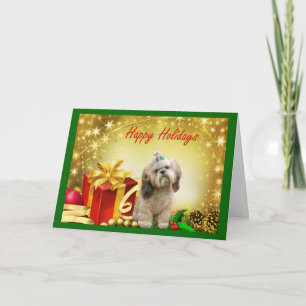 Shih Tzu Christmas Card Gifts