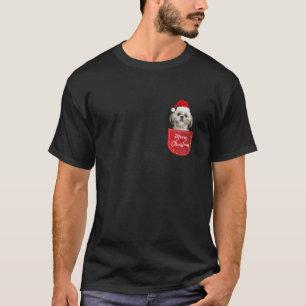 Shih Tzu Christmas Dog In Your Pocket T-Shirt