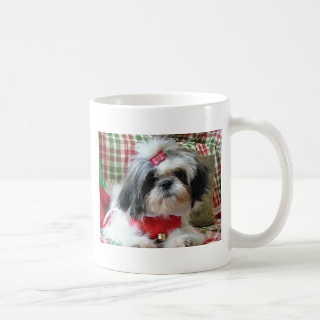 shih-tzu christmas mug (Right)