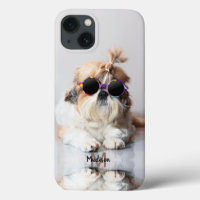 Shih Tzu Cool fun cute Photo Custom Monogram
