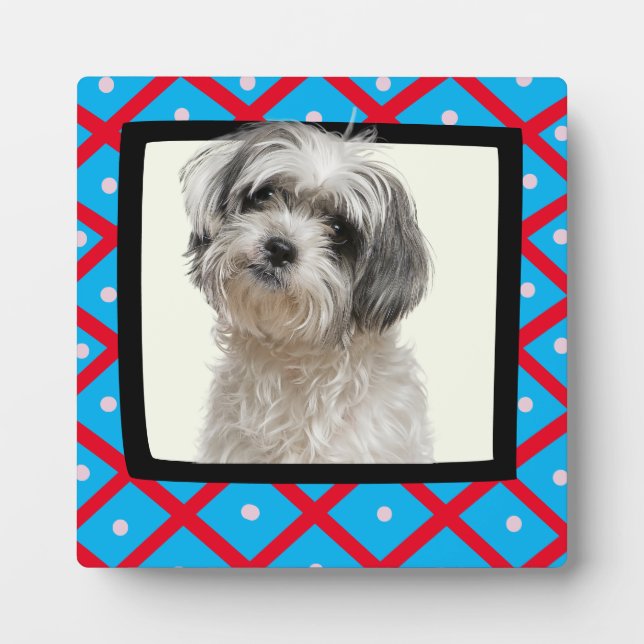 Shih Tzu customised photo frame plaque (Front)