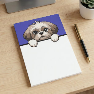Shih Tzu Cute Peeking Puppy Dog Lover Gifts Post-it Notes