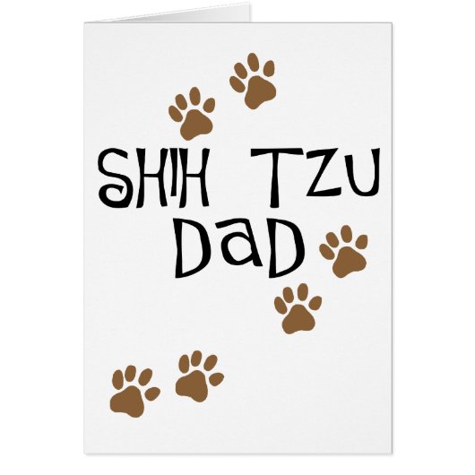 Shih Tzu Dad Cards (Front)