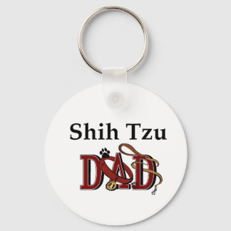 Shih Tzu Dad Gifts Keychain