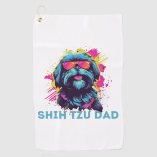 Shih Tzu Dad Golf Towel