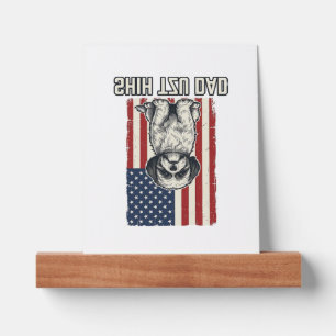 Shih Tzu Dad Patriotic Flag Vintage Dog Shirt_1 Picture Ledge