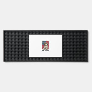 Shih Tzu Dad Patriotic Vintage Dog Shirt Design_1 Bar Mat