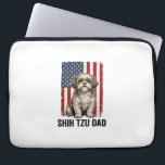 Shih Tzu Dad Patriotic Vintage Dog Shirt Design_1 Laptop Sleeve<br><div class="desc">Shih Tzu Dad Patriotic Vintage Dog Shirt Design_1</div>