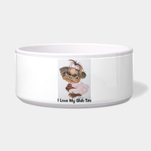 Shih Tzu Dog Bowl