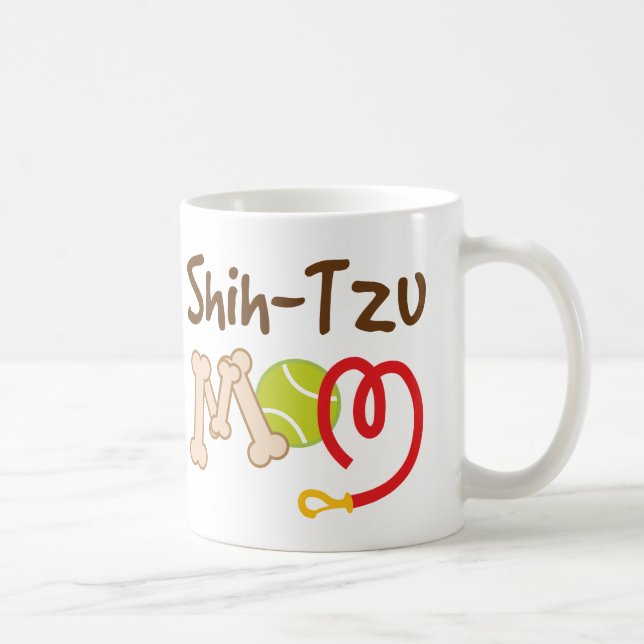 Shih-Tzu Dog Breed Mom Gift Coffee Mug (Right)