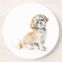 Shih Tzu Decorative Coasters Dog == 50% STFBR 