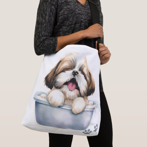 Shih Tzu Dog Crossbody Bag