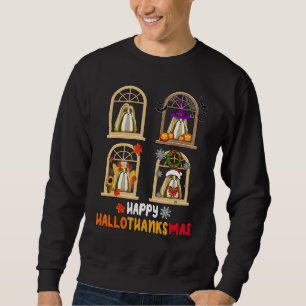 SHIH TZU Dog Happy Hallothanksmas   Pets Dog   Sweatshirt