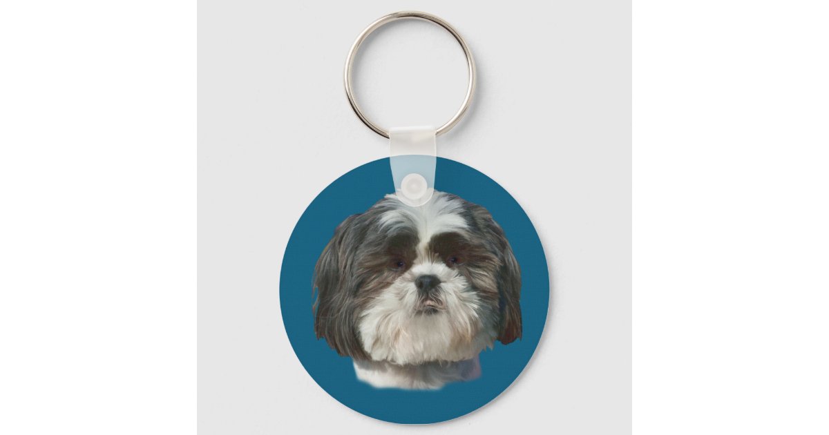 Shih Tzu Dog Keychain Zazzle