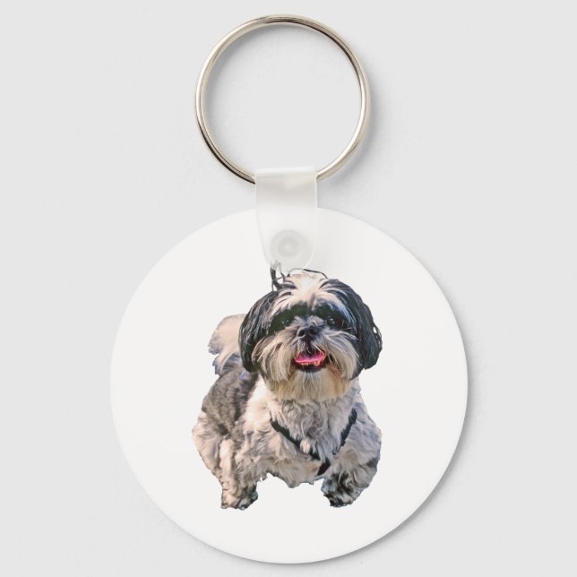 Shih Tzu Dog Keychain (Front)