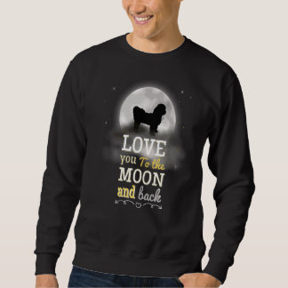 Shih Tzu Dog Love To The Moon Sweatshirt