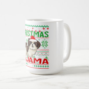 Shih Tzu Dog Lover Hats Ugly Christmas Gift Coffee Mug