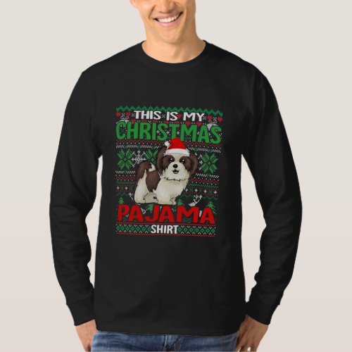 Shih Tzu Dog Lover Hats Ugly Christmas Sweater 