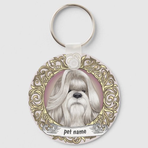 Shih Tzu Dog lover Keychain