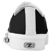 Shih Tzu dog low top tennis shoes (Left Shoe Back)