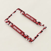 Shih tzu hotsell license plate frame