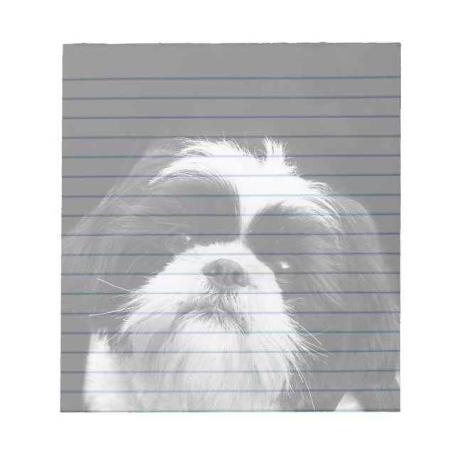 Shih Tzu  dog notepad (Front)