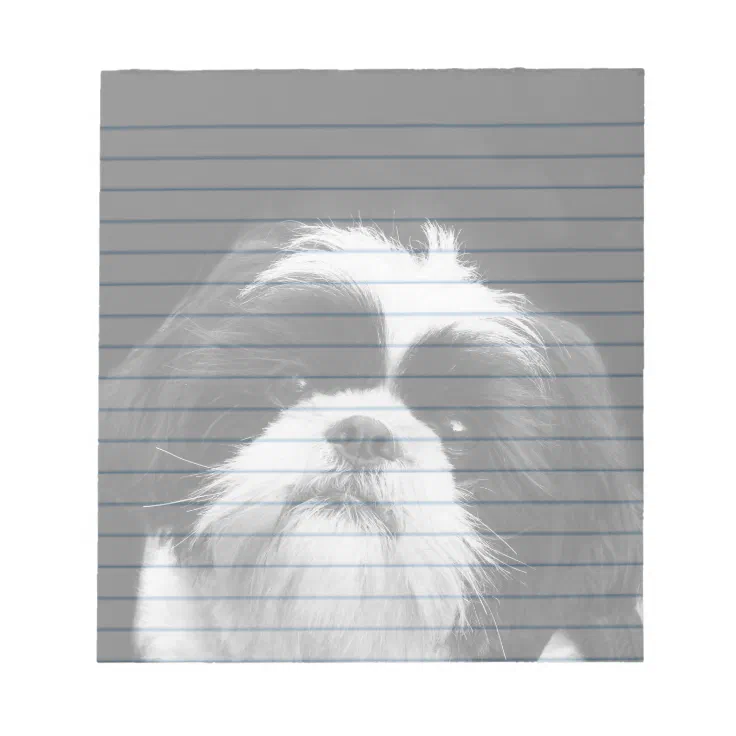thumbnail image 2 of Shih Tzu Sticky Notes Notepad – Tan Puppy Cut, 100 Sheets, Made In USA 2 of 5