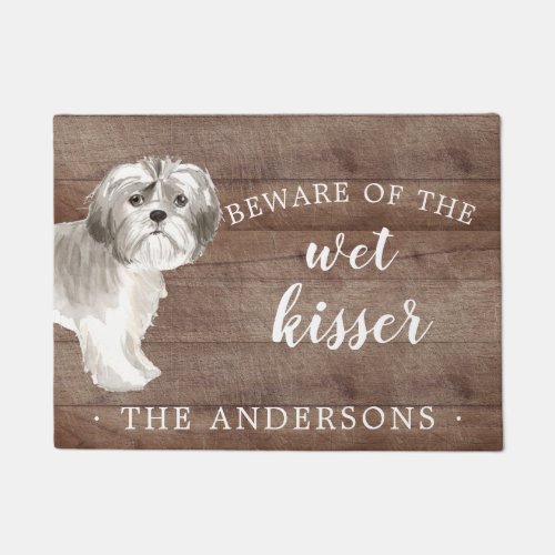 Shih tzu Dog Personalized Door Mat