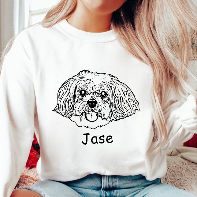 Shih Tzu Dog Personalized Pet Lover Sweatshirt (Creator Uploaded)